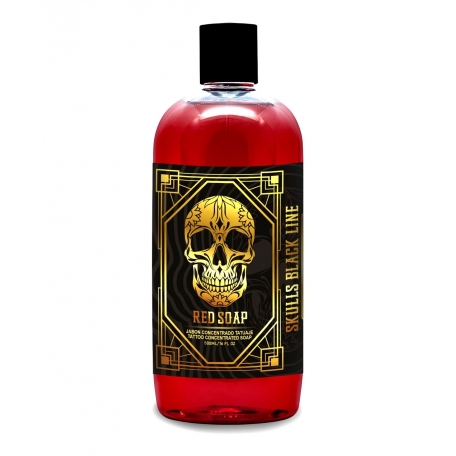 SKULLS BLACKLINE RED SOAP