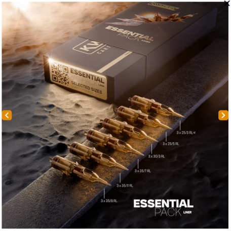 CARTOUCHES KWADRON PACK ESSENTIAL LINER 