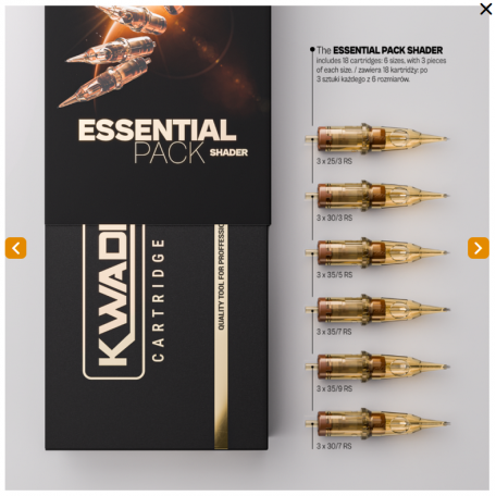 CARTOUCHES KWADRON PACK ESSENTIAL SHADER