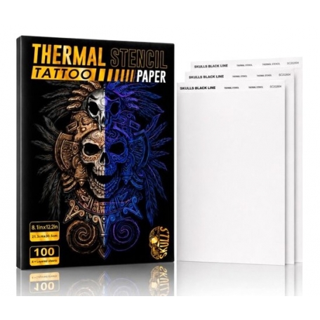 PAPIER TRANSFERT SKULLS THERMIQUE