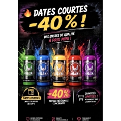 ENCRES DE TATOUAGE A DATES COURTES