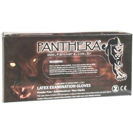 GANTS PANTHERA LATEX NOIR (M)