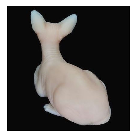 CHAT SPHINX EN SILICONE ULTRA REALISTE