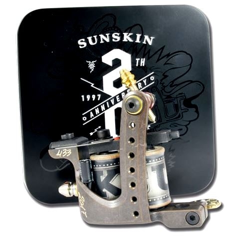 SUNSUKIN Small-V Evolution LINER タトゥーマシン Small-V Sunskin Coils Tattoo machine.