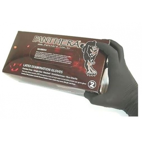 GANTS PANTHERA LATEX NOIR (XS)