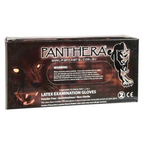 GANTS PANTHERA LATEX NOIR (XS)