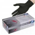 GANTS UNIGLOVES OU BLACK MAMBA LATEX NOIR (L)