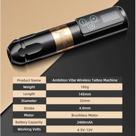 MACHINE ROTATIVE "AMBITION VIBES AVEC BATTERIE INTEGREE"