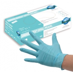 GANTS NITRILE TURQUOISE (L)