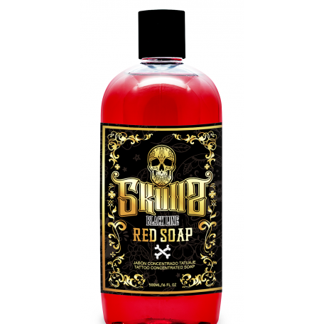 SKULLS BLACKLINE RED SOAP