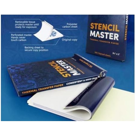 PAPIER TRANSFERT THERMAL STENCIL MASTER