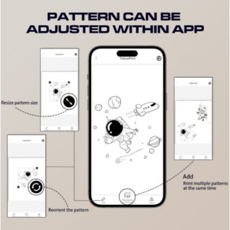 THERMOCOPIEUR BLUETOOTH TATTOO PRINTER